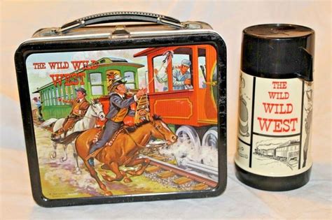 wild wild west lunch box thermos for sale 